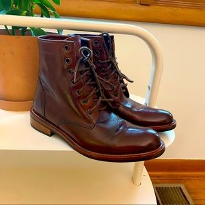 Nisolo Amalia boots in Brandy